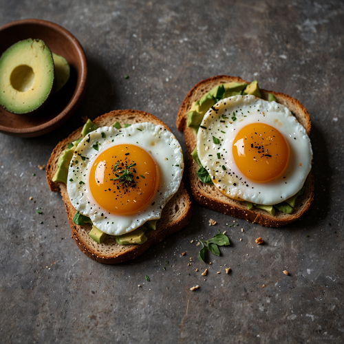 Fried Egg and Avocado Toast