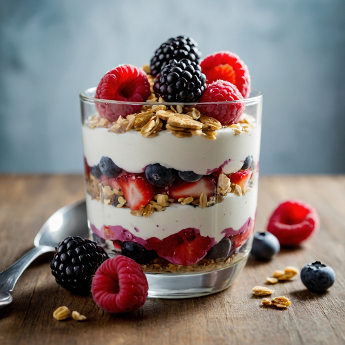 Berry Parfait with Greek Yogurt