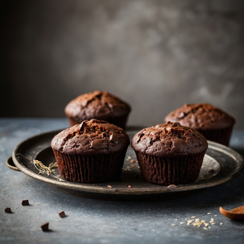 Whole Wheat Chocolate Muffins