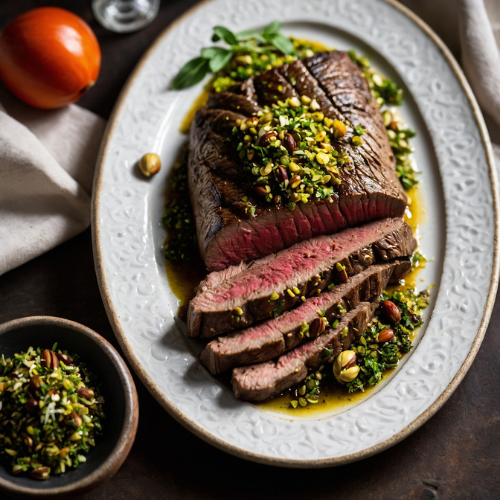 Herb-Crusted Flank Steak