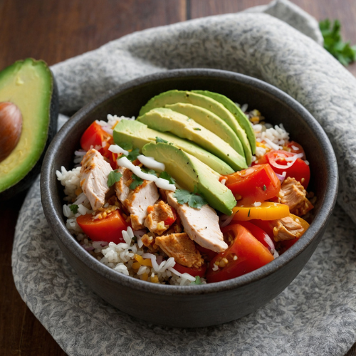 Southwest Chicken and Veggie Bowl