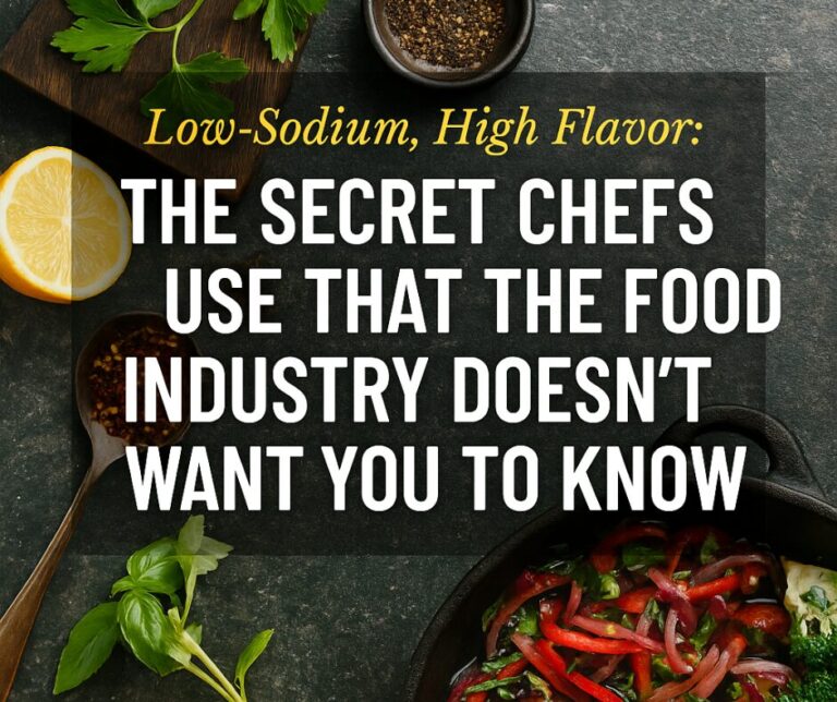 A colorful, professionally plated low-sodium dish using miso, herbs, and roasted vegetables