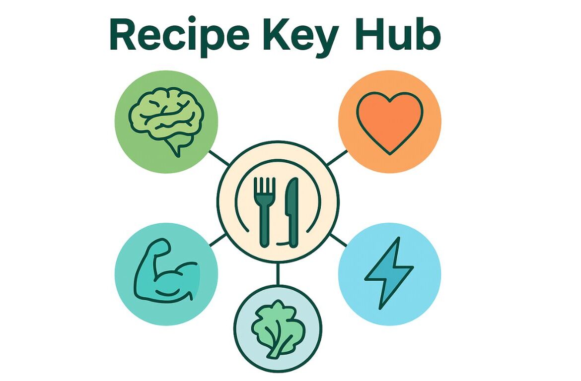 Infographic showing health transformation benefits from low-sodium, low-carb recipes including improved energy, reduced inflammation, better brain health, and cravings control.